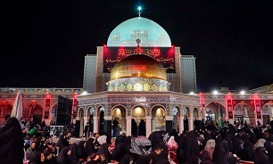 تصاویر/ عزاداری هیئت‌های مذهبی خراسان شمالی در حسینیه حرم