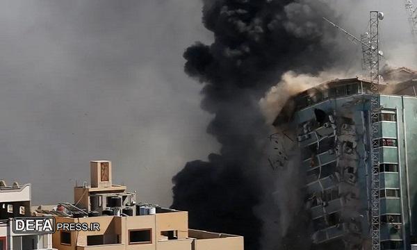 شهادت ده‌ها غیرنظامی حملات هوایی «اسرائیل» به مرکز غزه