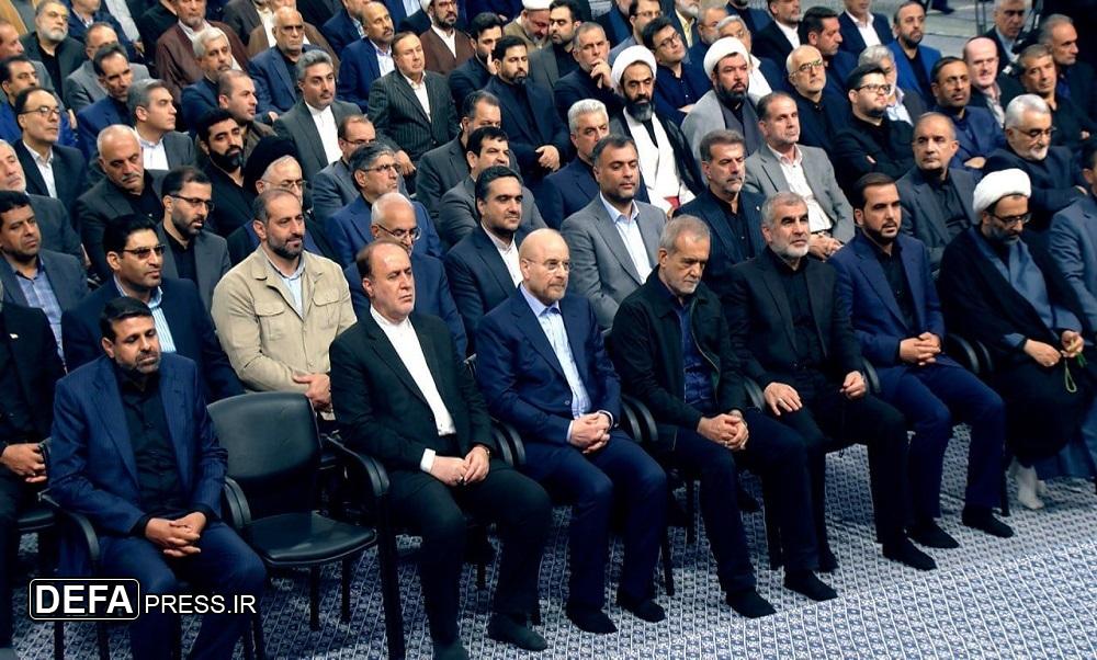 رئیس و نمایندگان مجلس دوازدهم با رهبر معظم انقلاب اسلامی دیدار کردند