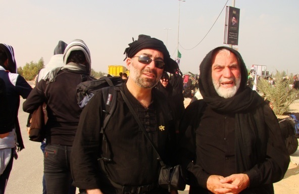 مدافعان حرم در لباس عزای حسین (ع)+ تصاویر