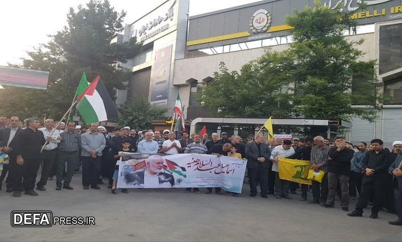 تجمع اعتراضی مردم سراسر کشور در محکومیت ترور شهید اسماعیل هنیه