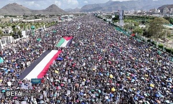 تظاهرات در صعده و ۵۰ منطقه دیگر یمن در بزرگداشت شهید هنیه