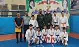 درخشش ورزشکاران کازرونی در رقابت‌های کاراته بسیج فارس