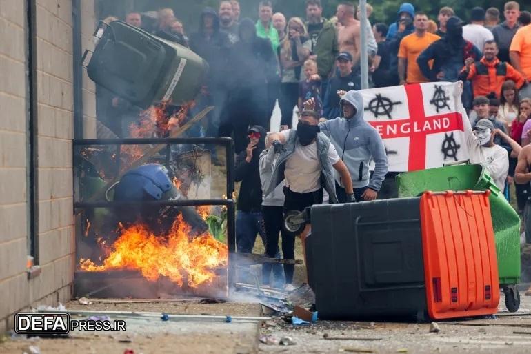 تداوم شورش‌های نژادپرستانه در انگلیس/