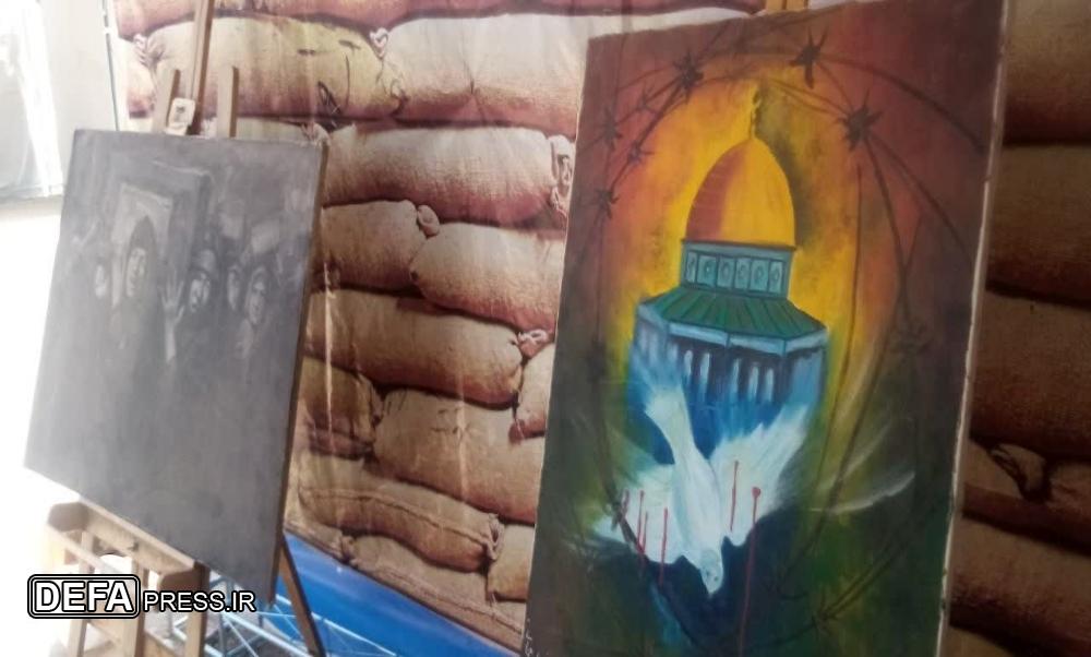بازدید مدیرکل حفظ آثار دفاع مقدس کهگیلویه و بویراحمد از نمایشگاه کنگره ملی شهدای استان +تصاویر