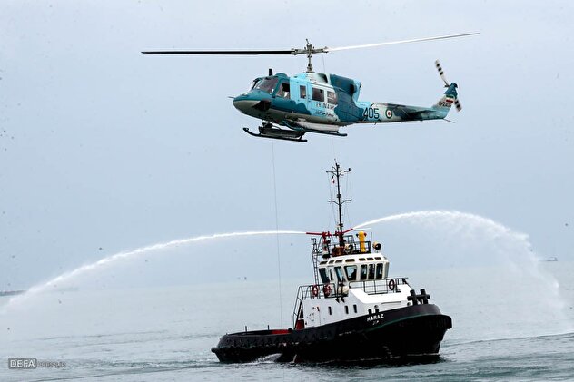 اجرای مراحل عملیاتی و نهایی رزمایش مرکب امداد، نجات و امنیت دریایی ۲۰۲۴ خزر