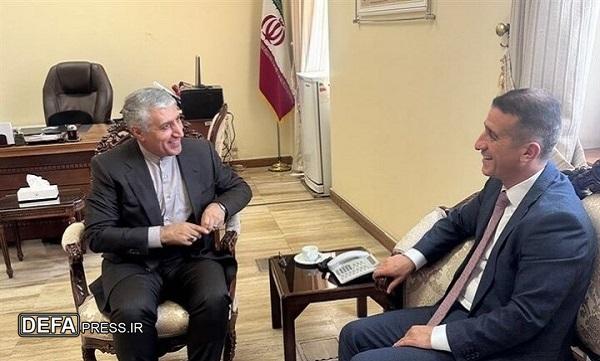 سفیر آذربایجان در ایران با مدیرکل اوراسیای وزارت خارجه دیدار کرد