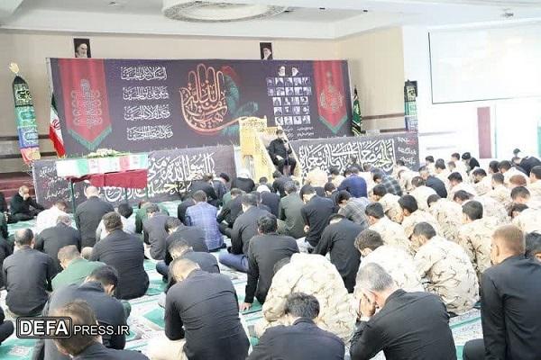 مراسم وداع با پیکر جانباز شهید «ناصر طحانی» در سمنان برگزار شد