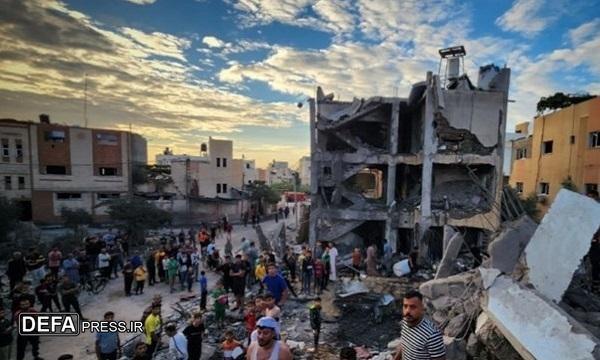 تخریب کامل خانه‌های فلسطینی‌ها در جنوب غزه
