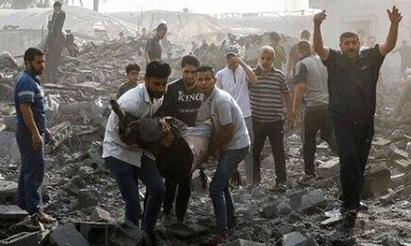 بمباران بی‌امان خان‌یونس و شهادت ۱۲۹ فلسطینی در ۴۸ ساعت گذشته