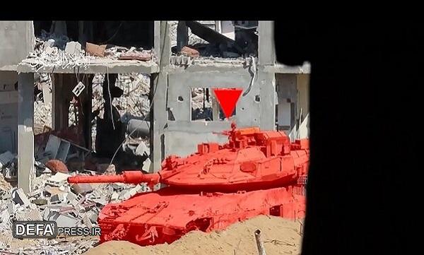 مبارزان قسام با بمب شواظ اشغالگران را هدف قرار دادند