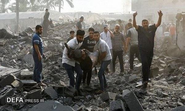 شهادت ۱۳ فلسطینی در حمله هوایی رژیم صهیونیستی به خان‌یونس