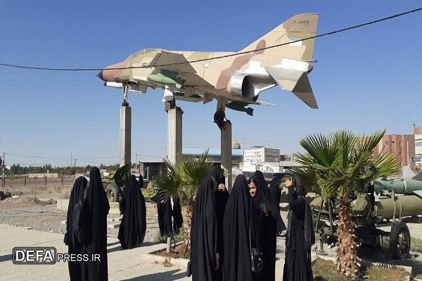 بازدیدبسیجیان پایگاه ام لیلا حوزه حضرت زینب (س) سپاه ناحیه سمنان از مرکز فرهنگی و موزه دفاع مقدس