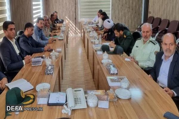 برگزاری نشست ستاد گرامیداشت هفته دفاع مقدس در شهرستان‌های خراسان رضوی+ تصاویر