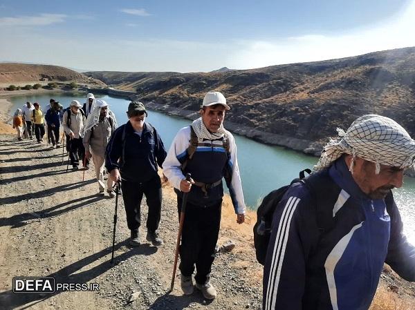 کوه‌نوردی پیشکسوتان جهاد و شهادت استان قم به مناسبت هفته دفاع مقدس + تصاویر