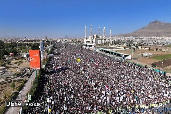 فراخوان تظاهرات میلیونی برای «یاری غزه و لبنان» در یمن