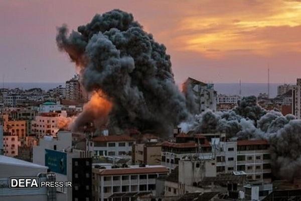 به خاک و خون کشیده شدن فلسطینیان در غزه در حملات هوایی