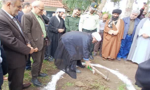 آئین کلنگ‌زنی احداث یادمان شهید گمنام در شهرک ساحلی بابلسر