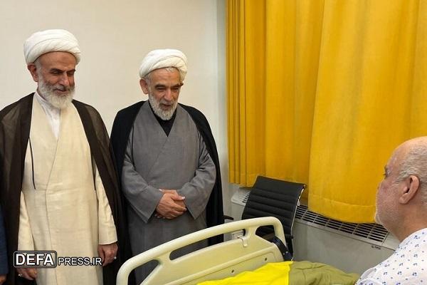 امانی: عیادت نماینده مقام معظم رهبری از بنده باعث افتخار اینجانب شد