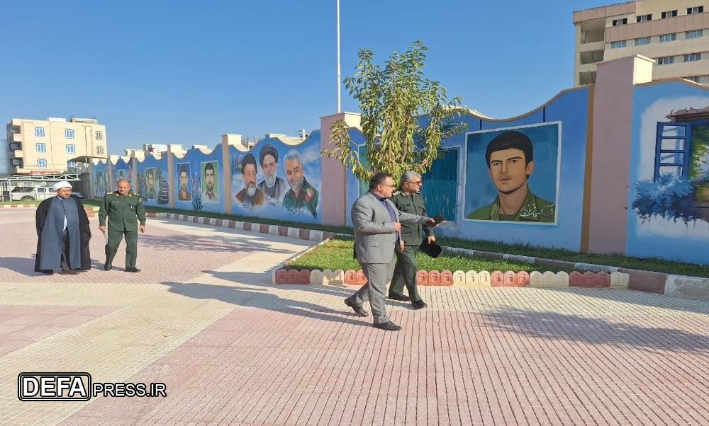 بازدید از محل جانمایی شهید گمنام در اداره‌کل پزشکی قانونی استان