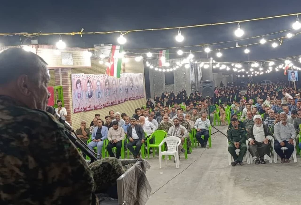 یادواره شهید حیدری با عنوان «آبروی محله» در روستای اندر برگزار شد