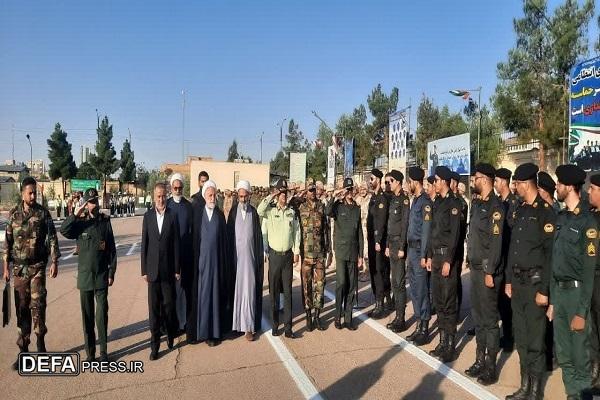 مراسم صبحگاه مشترک نیروهای مسلح استان سمنان