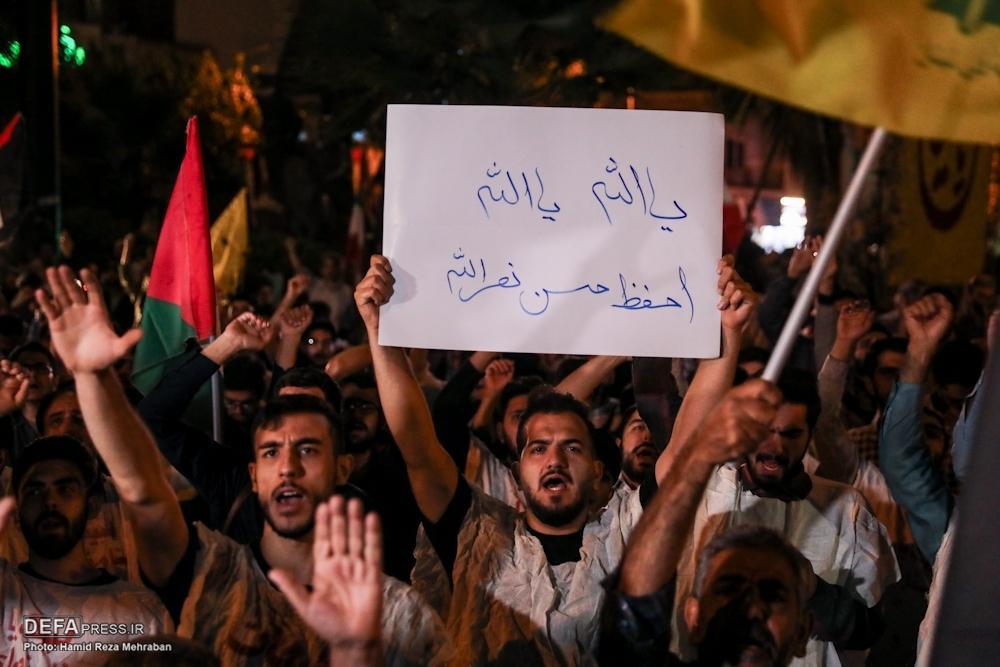 تجمع دانشجویان در محکومیت حمله رژیم صهیونیستی به لبنان