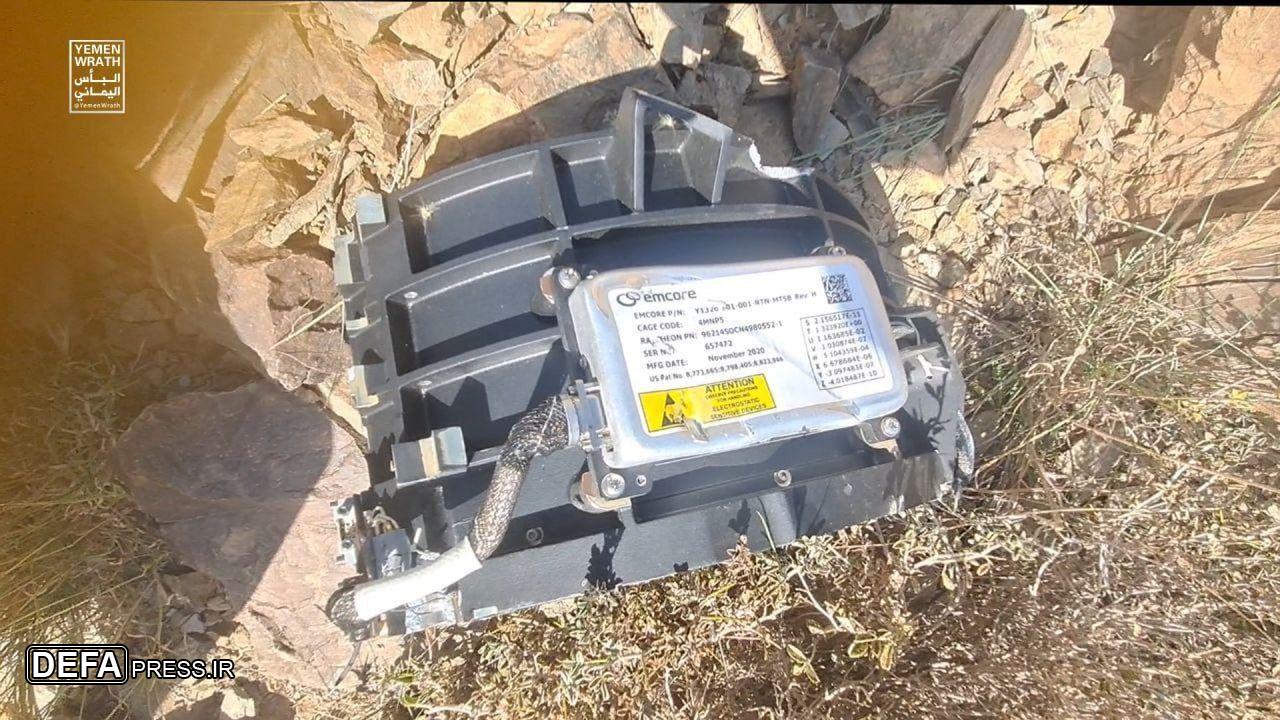 انتشار تصاویر لاشه پهپاد آمریکایی MQ-9