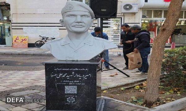 رونمایی از سردیس امیر دریادار دوم شهید «محمدعلی صفا»