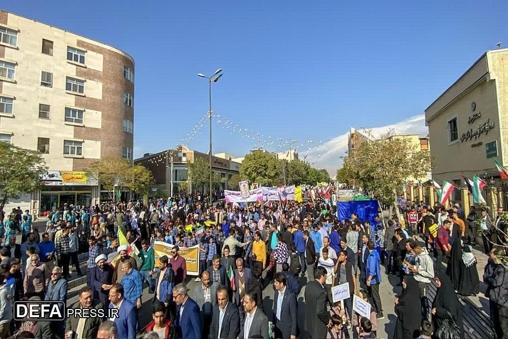 مراسم راهپیمایی ۱۳ آبان در سراسر کشور برگزار شد