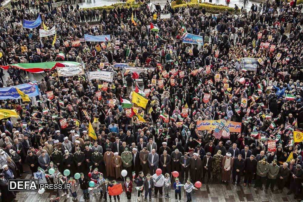 مراسم راهپیمایی ۱۳ آبان در سراسر کشور برگزار شد