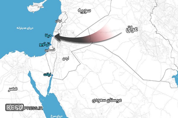حمله پهپادی مقاومت عراق به بندر اشغالی «حیفا»