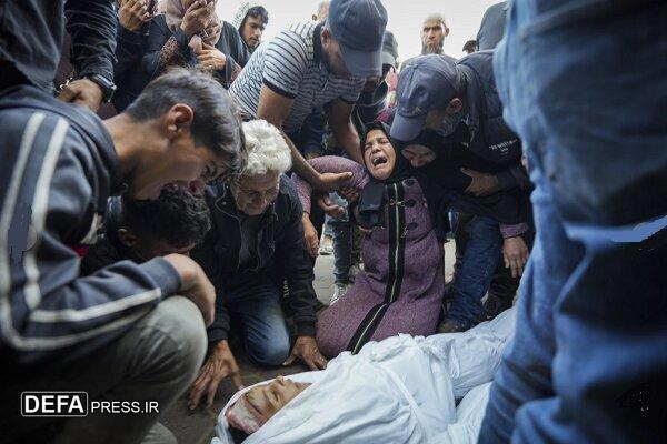 شهادت ۲۷ فلسطینی در حملات امروز صهیونیست‌ها علیه نوار غزه