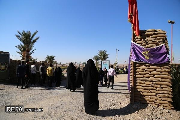 بازنمایی عملیات کربلای۵ در مجموعه گهر پارک سیرجان+تصاویر