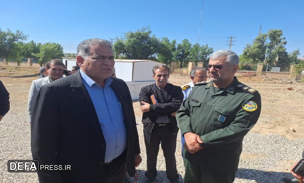 بازدید از محل جانمایی شهید گمنام در شرکت نفت و گاز گچساران