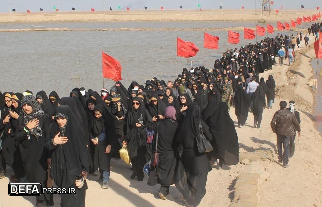 ۴۰۰ دانش آموز دختر بسیجی به اردوی راهیان نور جنوب اعزام شدند