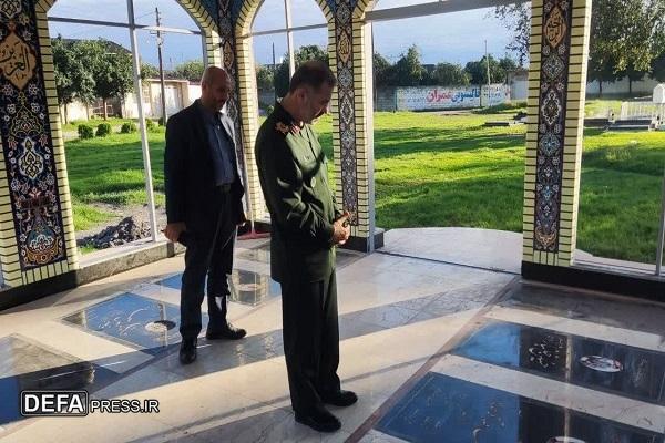 تجلیل فرمانده سپاه کربلا از صدای ماندگار دفاع مقدس مازندران
