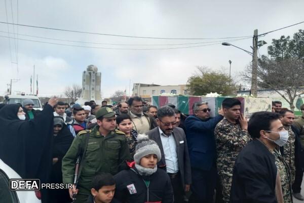 میزبانی مُلک‌آباد و احمدآباد از شهید گمنام+ تصاویر