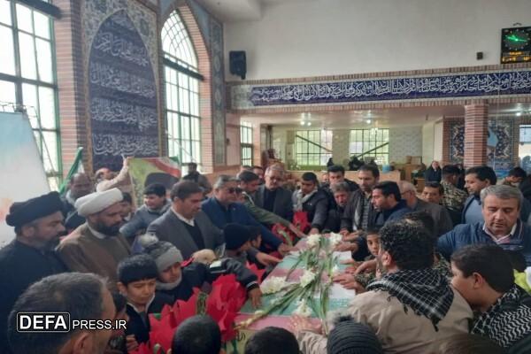 میزبانی مُلک‌آباد و احمدآباد از شهید گمنام+ تصاویر
