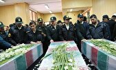 تصاویر/ حضور پرسنل فراجا آذربایجان غربی در معراج شهدای ارومیه