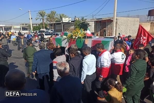 استقبال باشکوه مردم بخش بوستان از شهدای گمنام +تصاویر