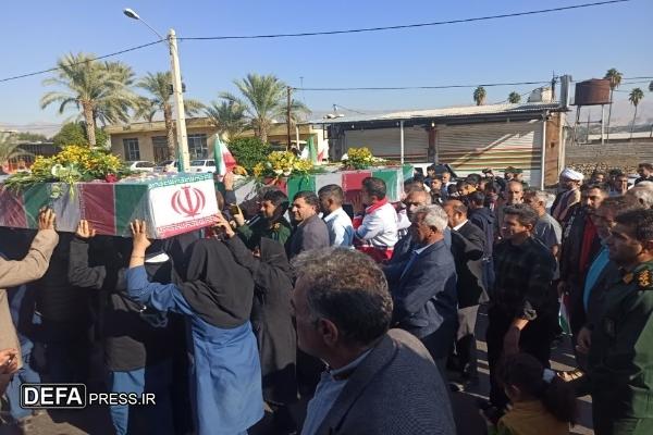استقبال باشکوه مردم بخش بوستان از شهدای گمنام +تصاویر
