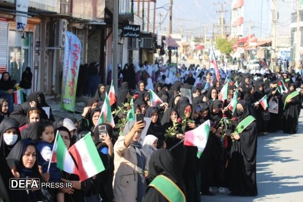 استقبال باشکوه مردم بخش بوستان از شهدای گمنام +تصاویر