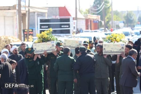 استقبال باشکوه مردم بخش بوستان از شهدای گمنام +تصاویر