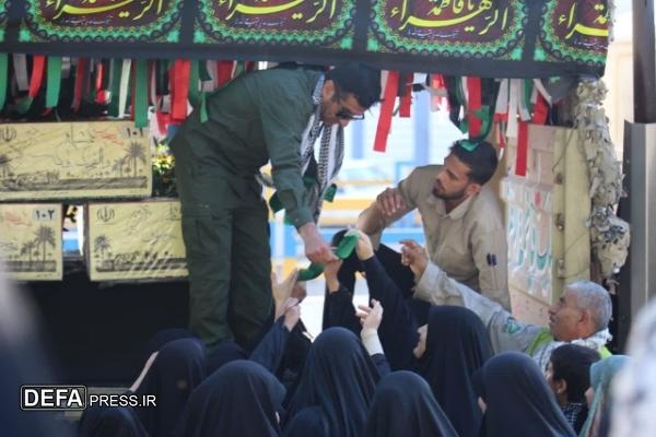 استقبال مردم گچساران از شهدای گمنام + تصاویر