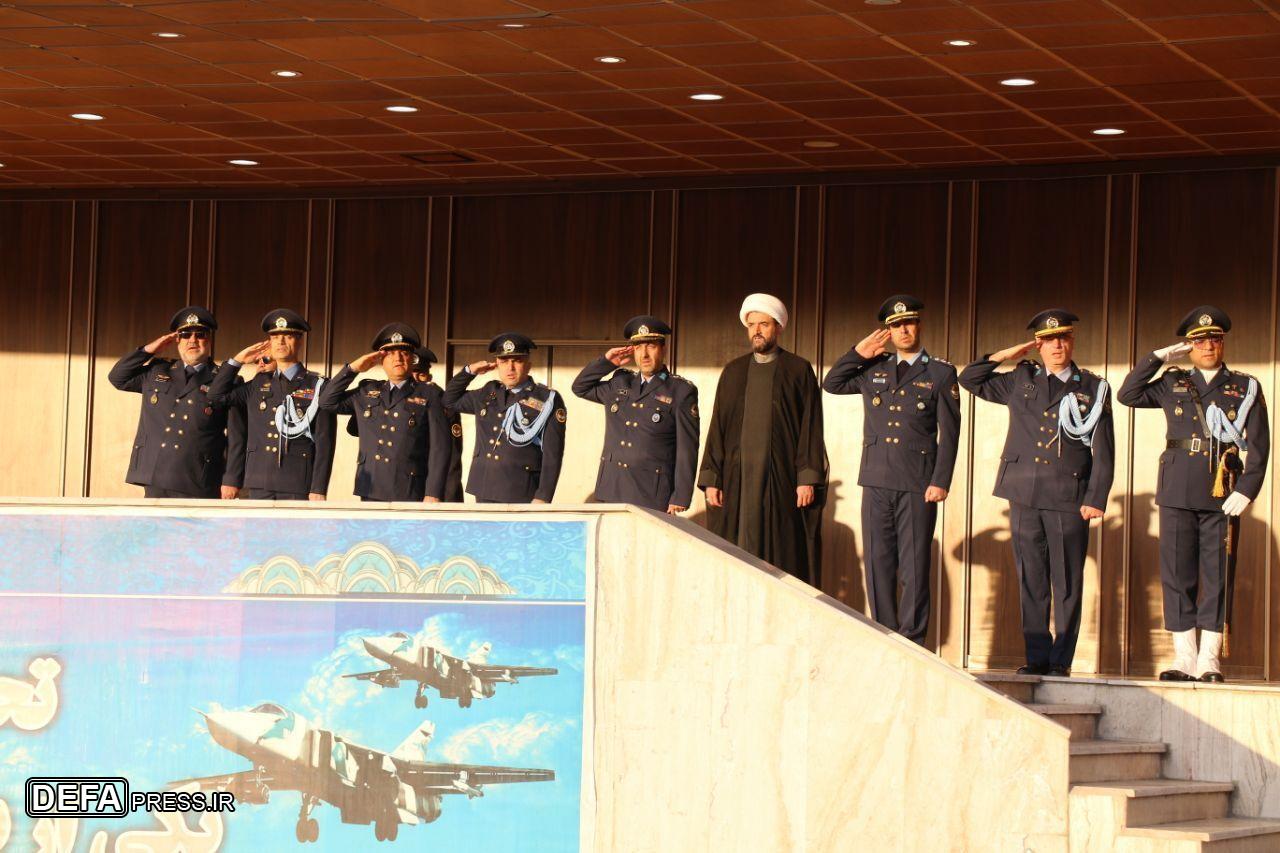 صبحگاه مشترک دانشجویان دانشگاه علوم و فنون هوایی شهید ستاری برگزار شد