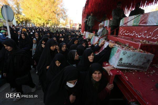 تصاویر/ مراسم استقبال و وداع با پیکر شهدای گمنام در سراسر کشور