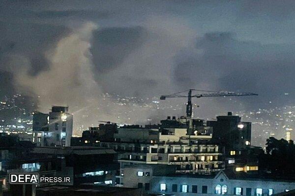 برخاستن دود از ضاحیه