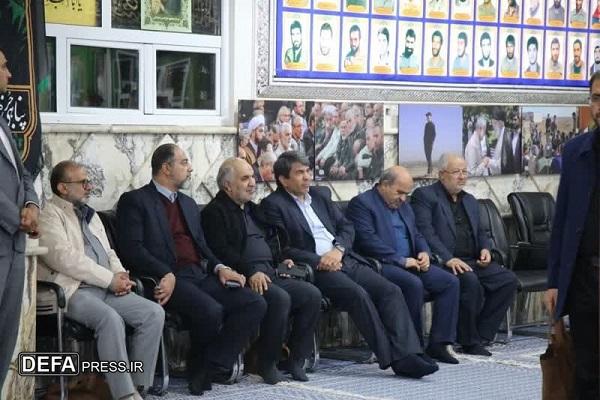 مراسم عزاداری فاطمیه در بیت‌الزهرای حاج قاسم آغاز شد