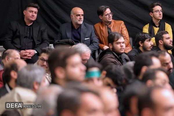 برگزاری سومین شب مراسم عزاداری حضرت فاطمه‌زهرا(س) با حضور امام خامنه‌ای